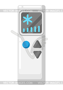 Air conditioner remote control. Icon or image for - vector clipart