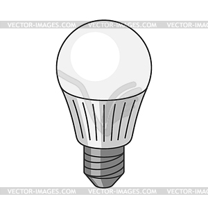 Light bulb. Electrical lighting equipment. - vector image