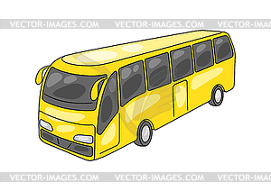 Bus. Icon of transportation. Business or - vector clipart