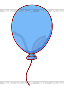 Cartoon balloon. Decorative item. Image for design - vector clip art