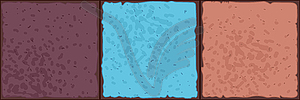 Ancient ceramic tile. Wall or floor texture. - vector clip art