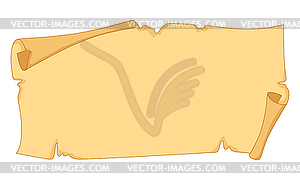 Vintage scroll . papyrus or paper ancient - vector clipart