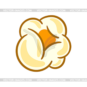 Popcorn. snack food in cartoon style - vector image