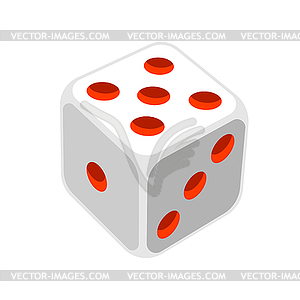 Playing dice . Game craps image. Casino and - vector clip art