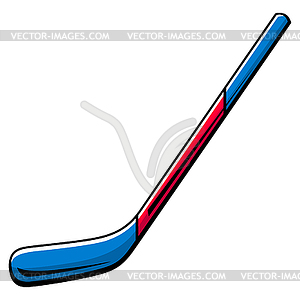 Hockey stick . Sport club item or symbol. Healthy - vector clip art