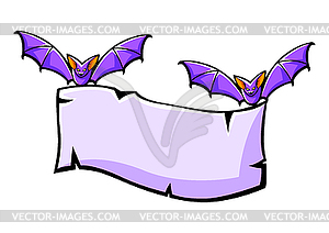 Happy Halloween decoration. Holiday background - royalty-free vector image