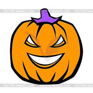 Happy Halloween pumpkin. Holiday celebration item - vector clipart