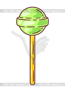 Lollipop candy . Image for confectionery or candy - vector image