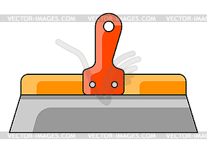 Spatula. Repair working tool. Equipment for - vector clipart