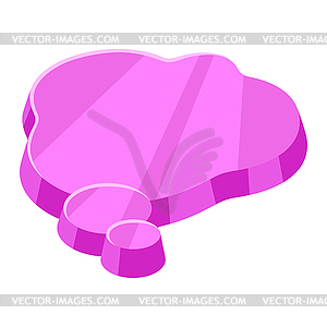 Speech bubble . Image for design and decoration - vector image