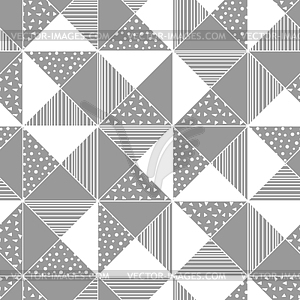 Pattern in origami style. Abstract geometric - vector clip art