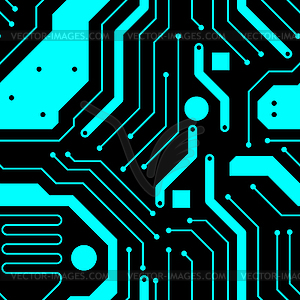 Electronics board. Circuit board electronic hi - vector image