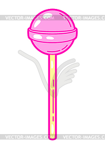 Lollipop. Colorful cute icon. Creative symbol in - vector image