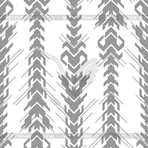 Cyber abstract pattern. Digital neo tribal style - vector clipart / vector image