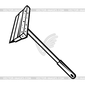 Window scraper. Housekeeping cleaning item for - vector clip art