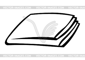 Rag. Housekeeping cleaning item for service and - vector clipart