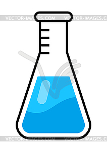 Test tube icon. Science item. Medical concept image - royalty-free vector image