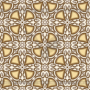 Arabic ceramic tile pattern. Traditional eastern - vector clip art