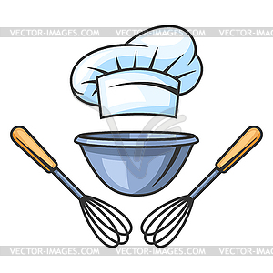 Kitchen utensils. Cooking tools for home and - vector image