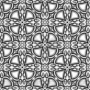 Arabic ceramic tile pattern. Traditional eastern - vector clip art