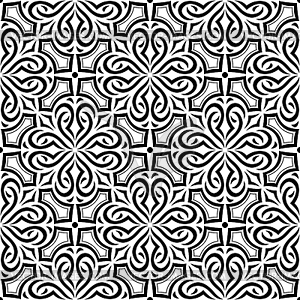 Arabic ceramic tile pattern. Traditional eastern - vector clipart / vector image