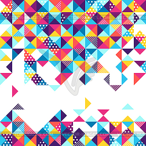 Triangle background. Abstract geometric polygonal - vector image