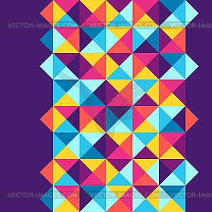 Triangle seamless pattern. Abstract geometric - vector image