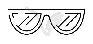 Sunglasses. Vacation or journey item - vector image