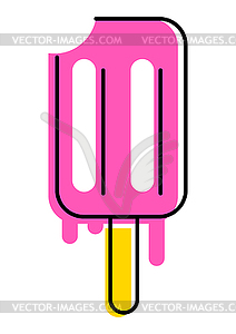 Ice cream. Summer image for holiday or vacation - vector clipart