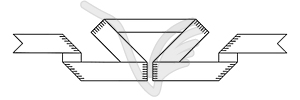 Ribbon. Decorative abstract banner - vector clipart