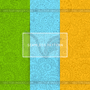 Seamless hand-drawn pattern - vector image