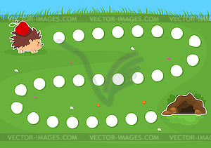 Educational printable games for development of - vector image