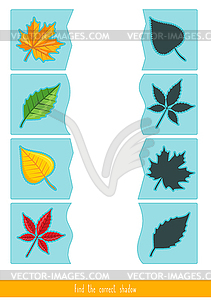Matching game for kids. Logic activity. Find correc - vector clipart