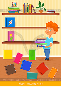 Educational children game. Toddlers activity - vector image