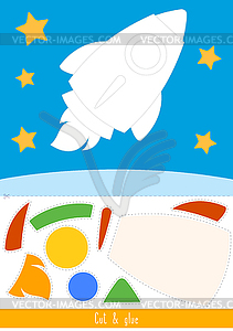 Educational children game. Toddlers activity - vector clipart