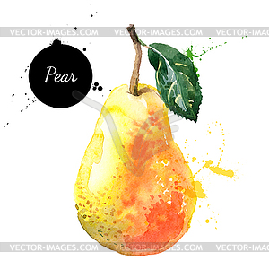 Watercolor painting. illus - vector clipart