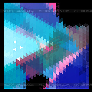 Abstract polygons background - vector clipart