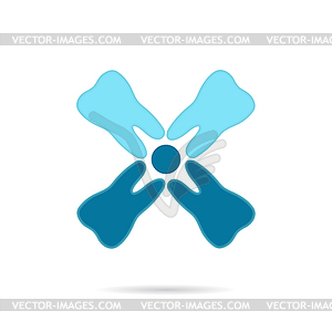 Dental logo - vector image