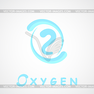Oxygen logo - vector image