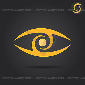 Eye logo sign - vector clip art