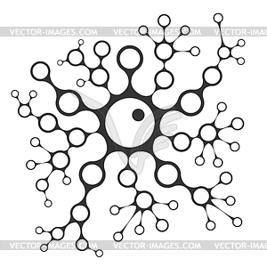 Cell division concept - vector clip art