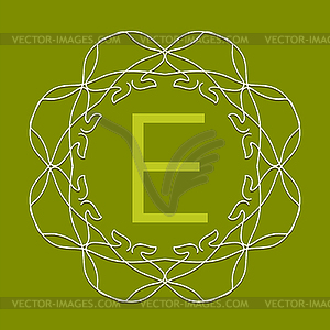 Monogram Design - vector clipart