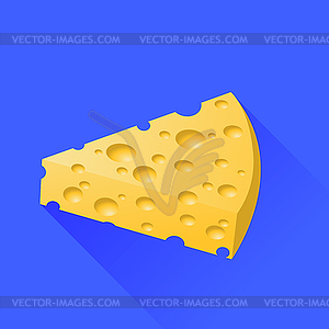 Piece of Cheese - vector image