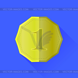 Gold Medal Icon - vector clipart