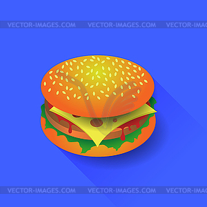 Hamburger - vector clipart