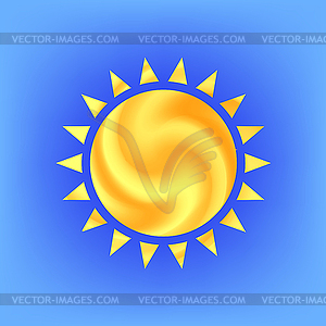 Sun Icon - vector image