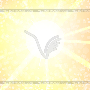 Yellow Sun - vector clip art