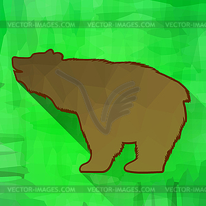 Brown Bear - vector clipart