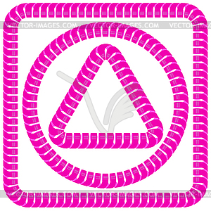 Розовый Рамки - клипарт в векторе / векторное изображение