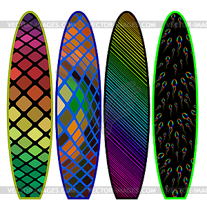 Surfboards - vector clipart